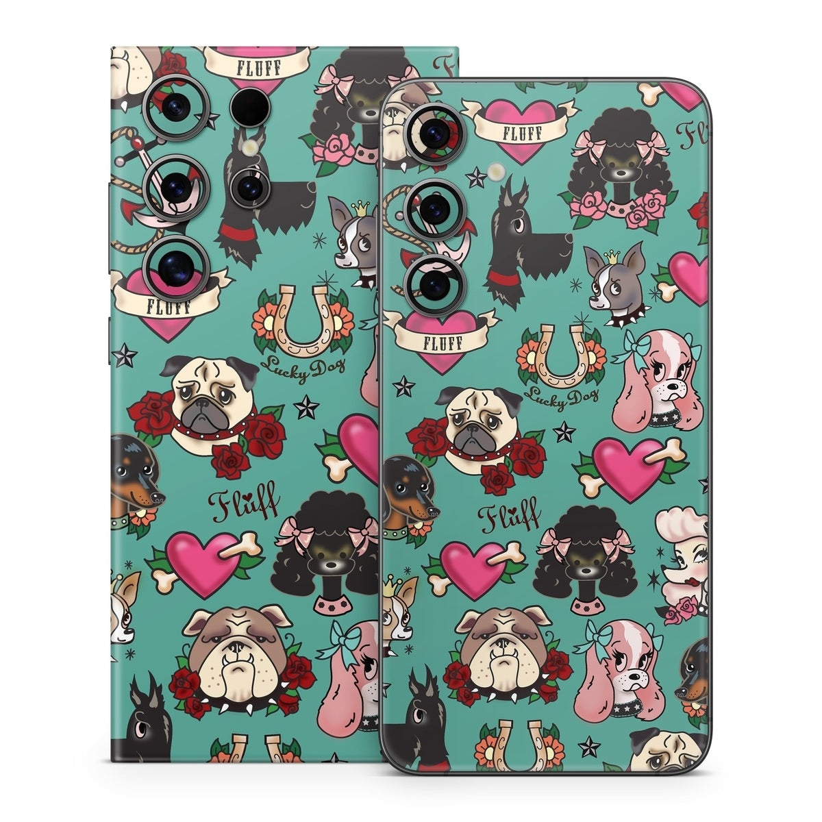 Tattoo Dogs - Samsung Galaxy S24 Skin