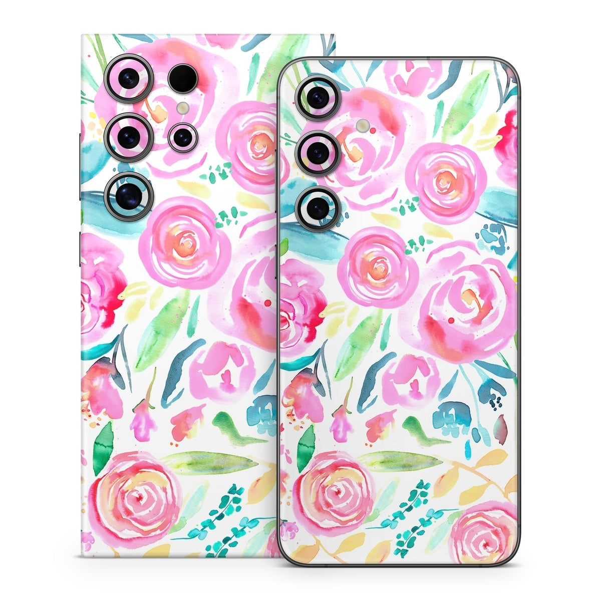 Watercolor Roses - Samsung Galaxy S24 Skin