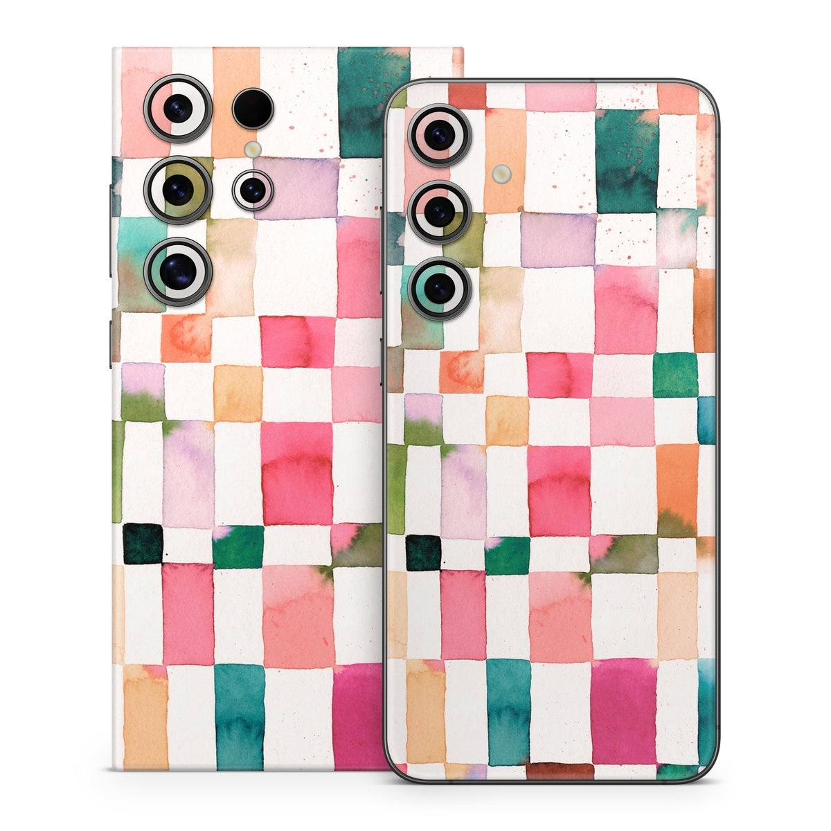 Watercolor Squares - Samsung Galaxy S24 Skin