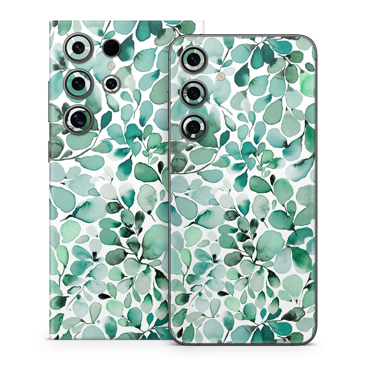 Watercolor Eucalyptus Leaves - Samsung Galaxy S24 Skin