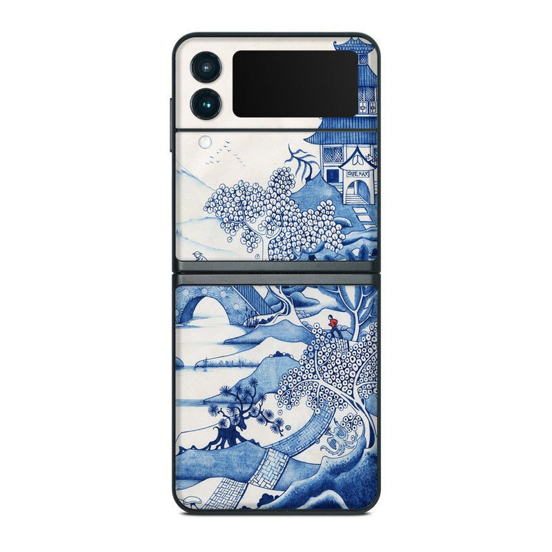 Blue Willow - Samsung Galaxy Z Flip 3 Skin