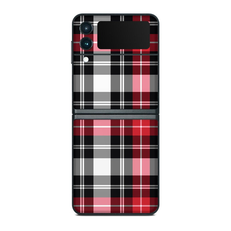 Red Plaid - Samsung Galaxy Z Flip 3 Skin