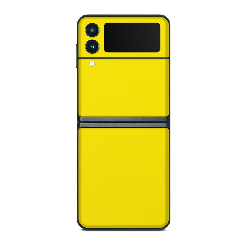 Solid State Yellow - Samsung Galaxy Z Flip 3 Skin