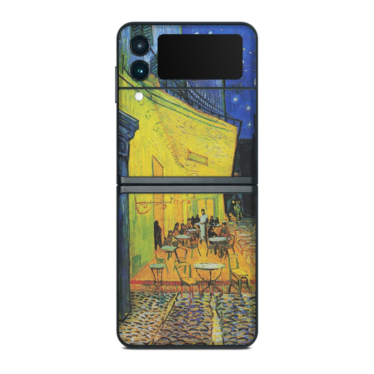 Cafe Terrace At Night - Samsung Galaxy Z Flip 3 Skin