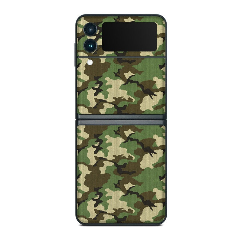 Woodland Camo - Samsung Galaxy Z Flip 3 Skin