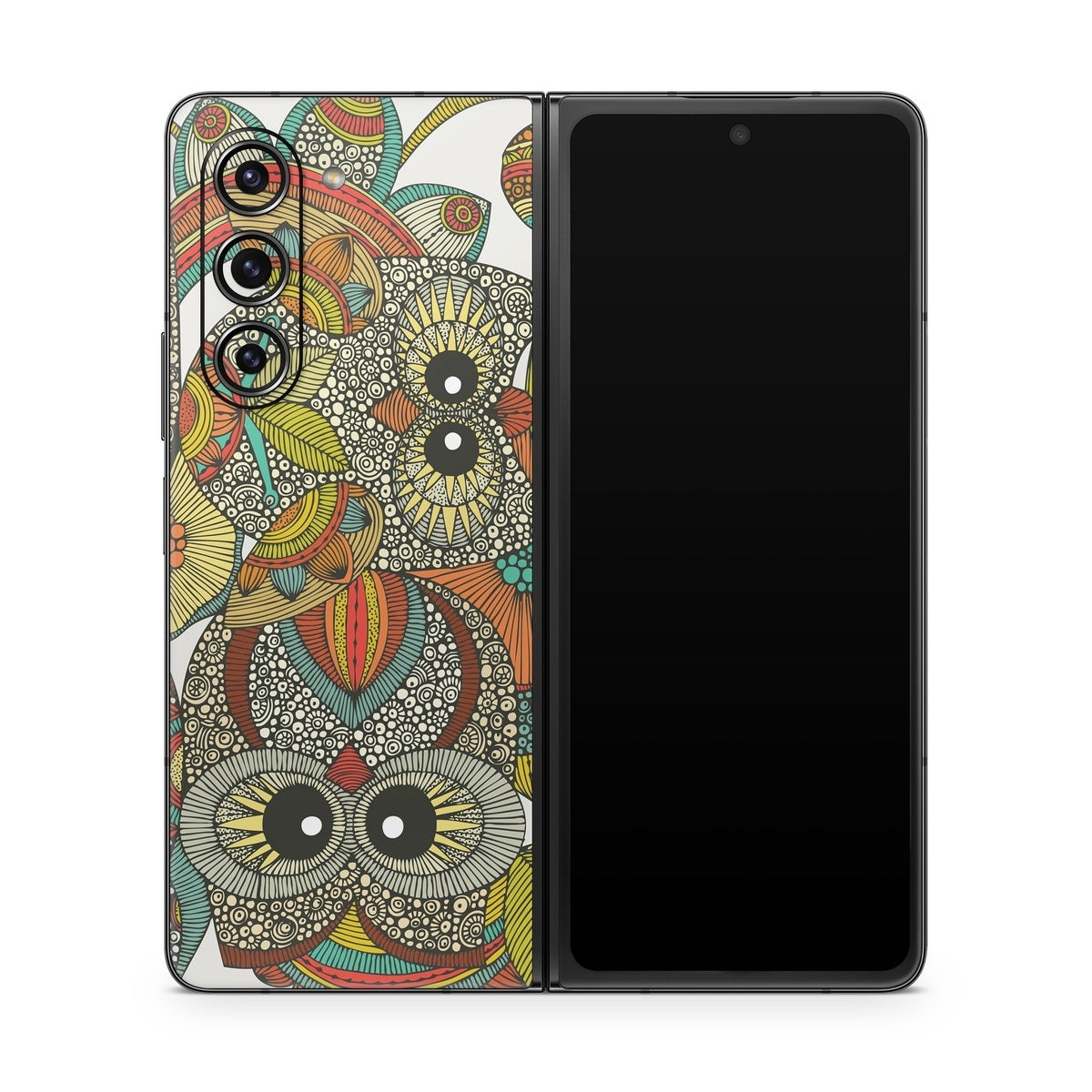 4 owls - Samsung Galaxy Z Fold5 Skin