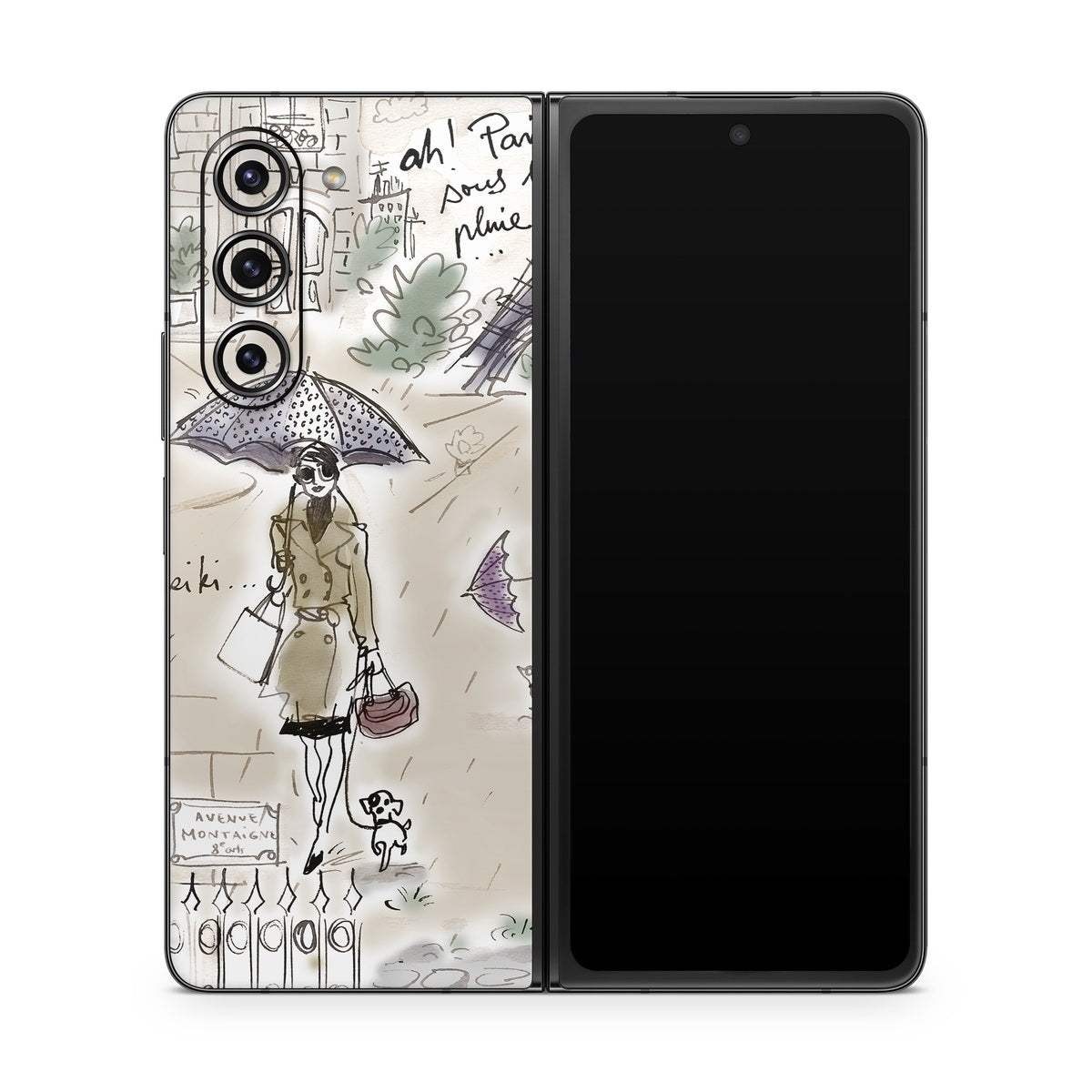 Ah Paris - Samsung Galaxy Z Fold5 Skin