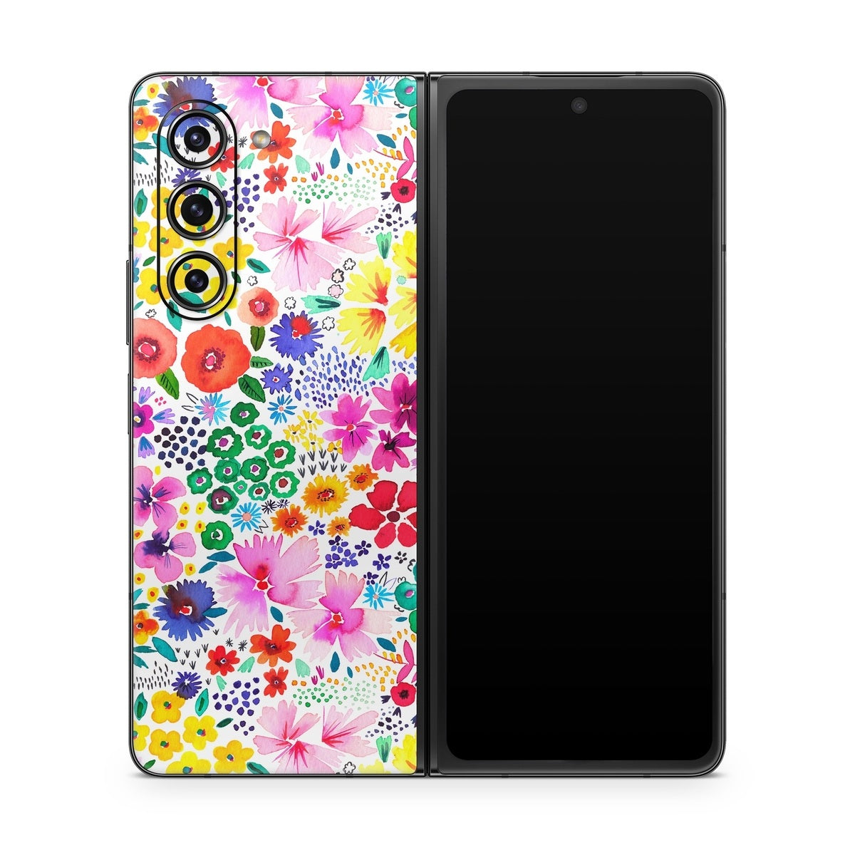 Artful Little Flowers - Samsung Galaxy Z Fold5 Skin