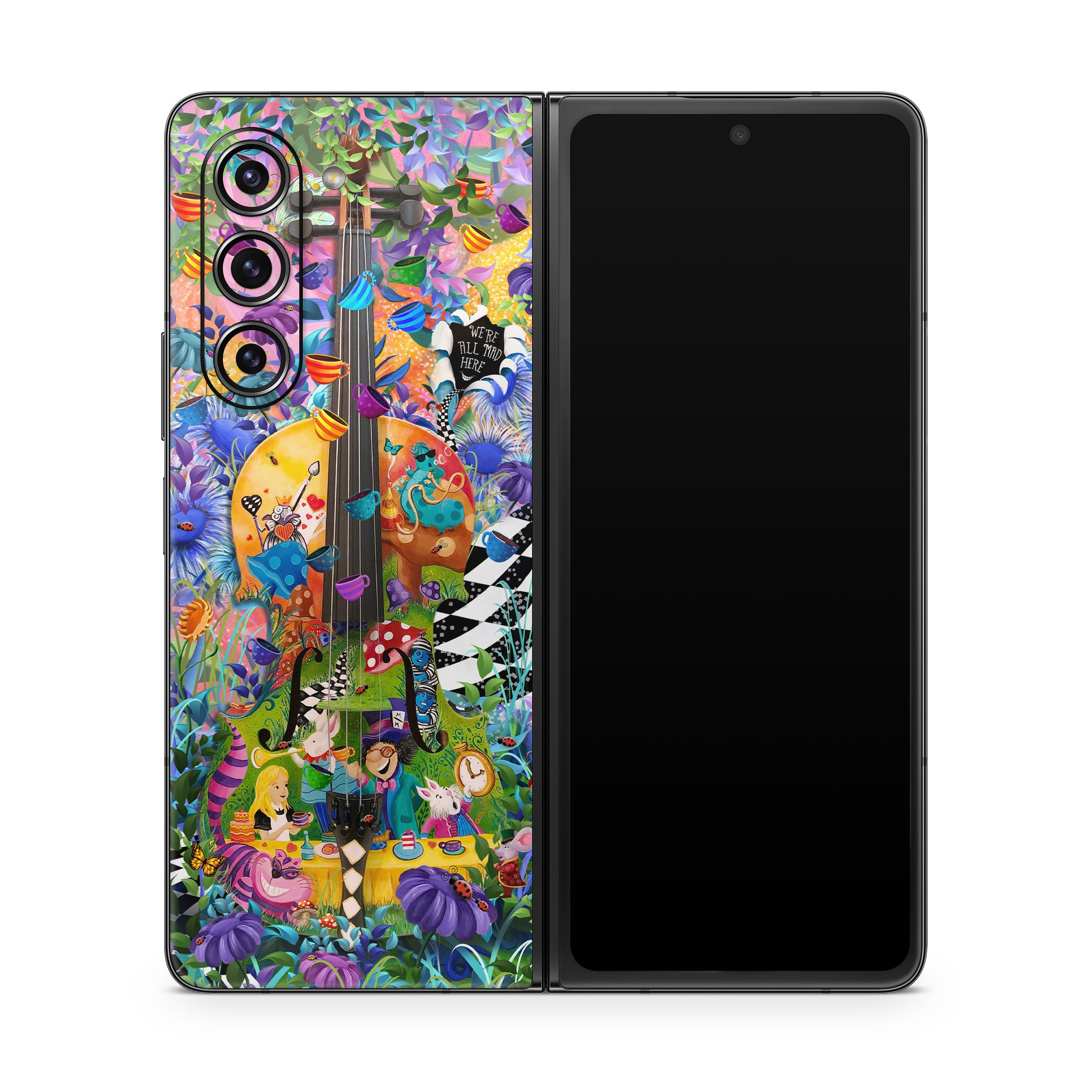 Alice's Wonderland Tea Party - Samsung Galaxy Z Fold5 Skin