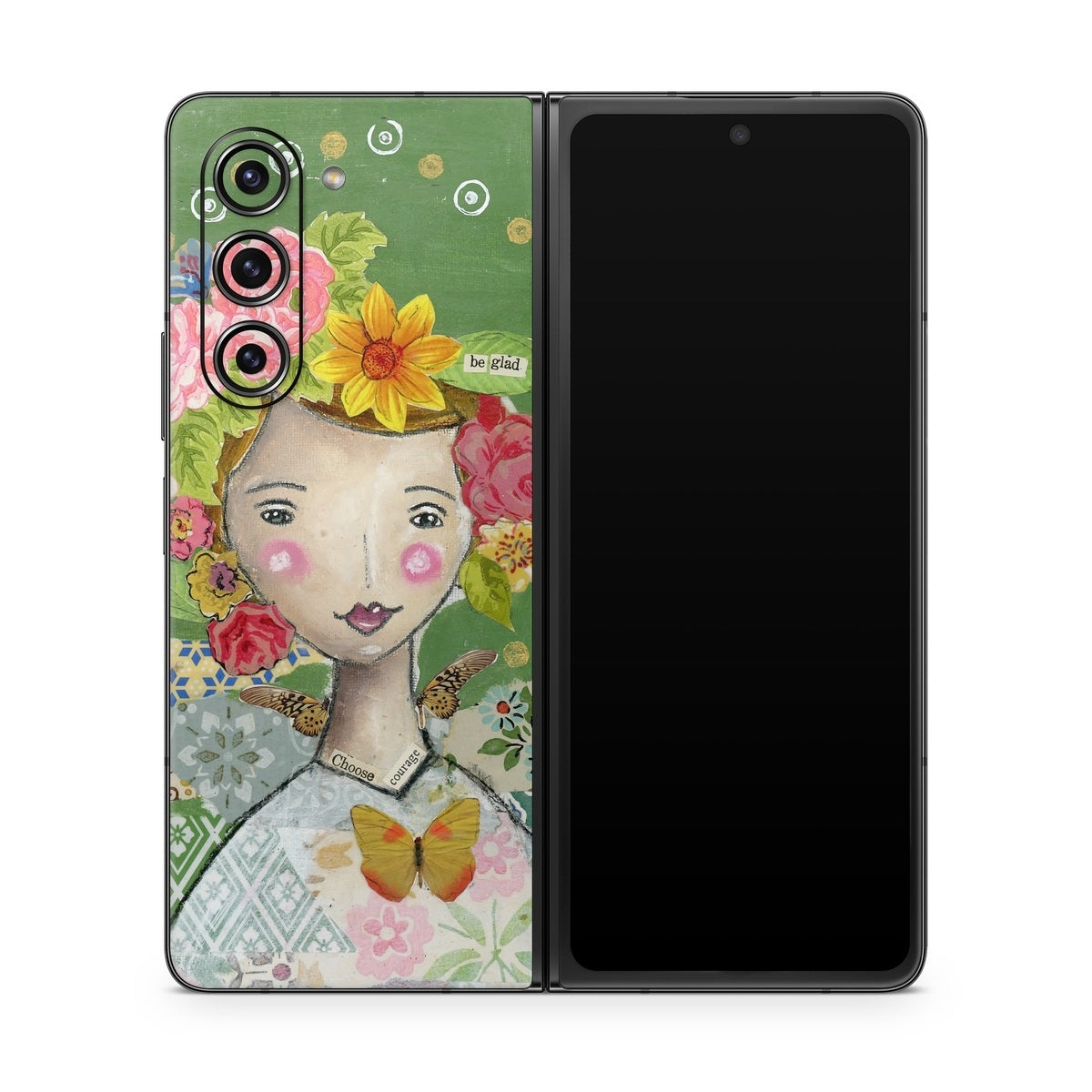 Be Glad - Samsung Galaxy Z Fold5 Skin