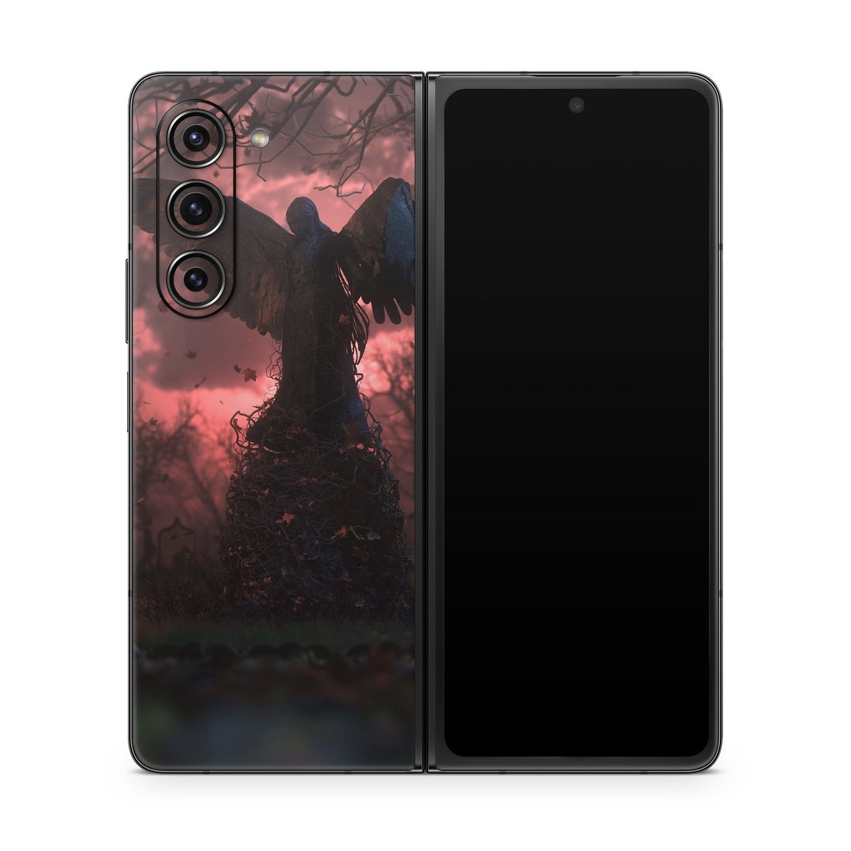 Black Angel - Samsung Galaxy Z Fold5 Skin