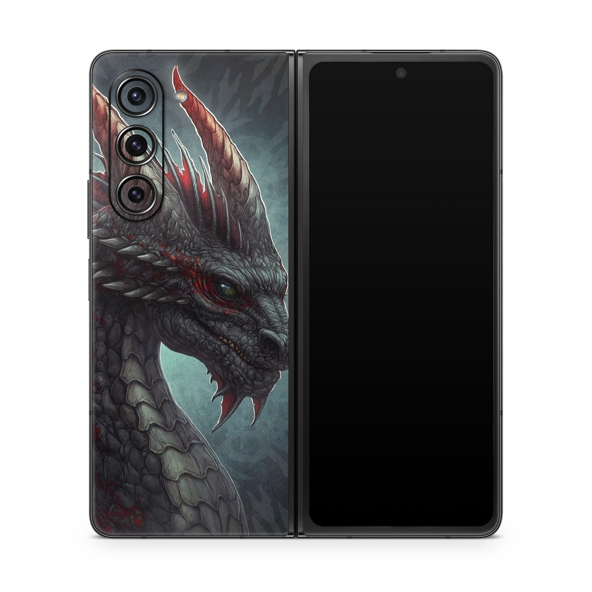 Black Dragon - Samsung Galaxy Z Fold5 Skin