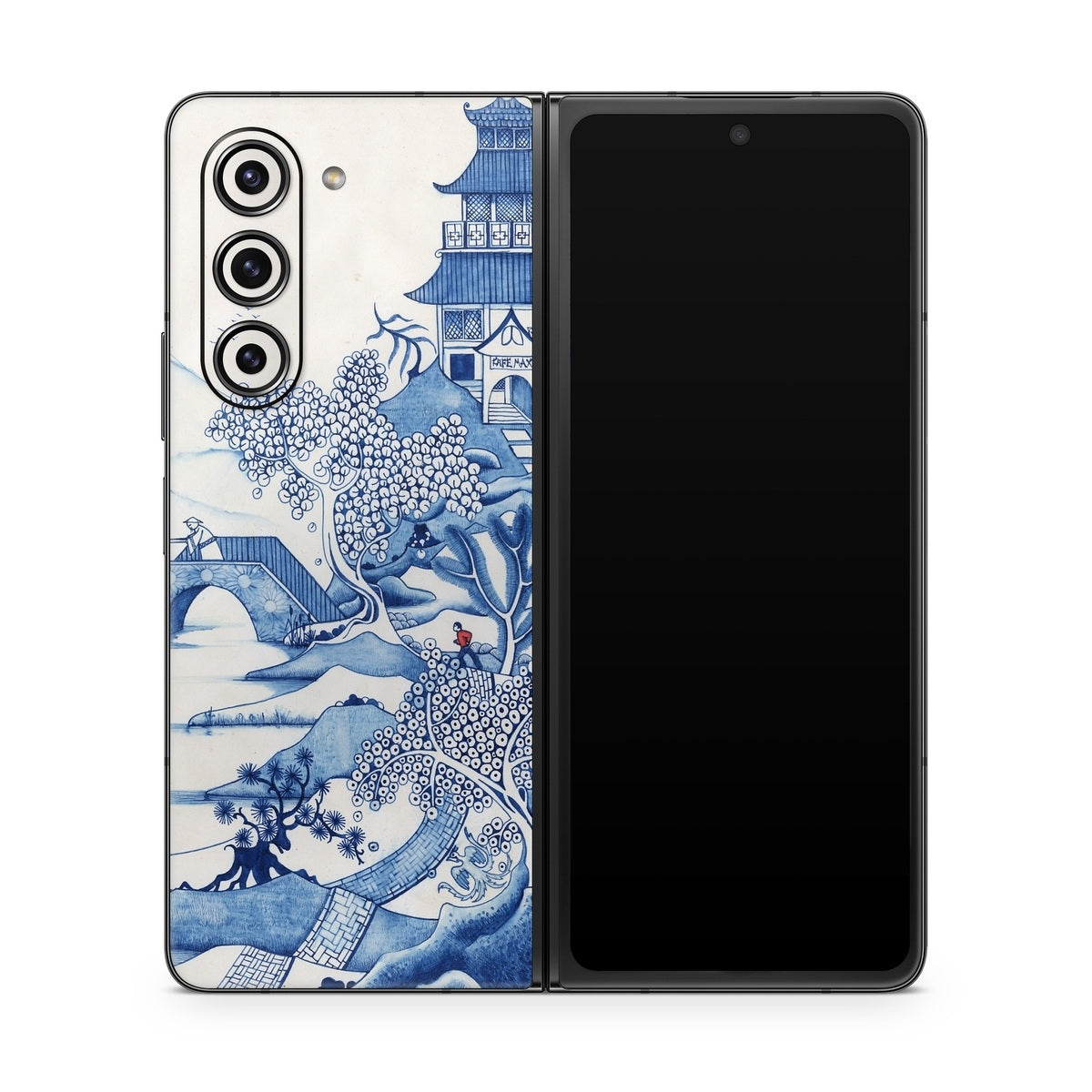 Blue Willow - Samsung Galaxy Z Fold5 Skin