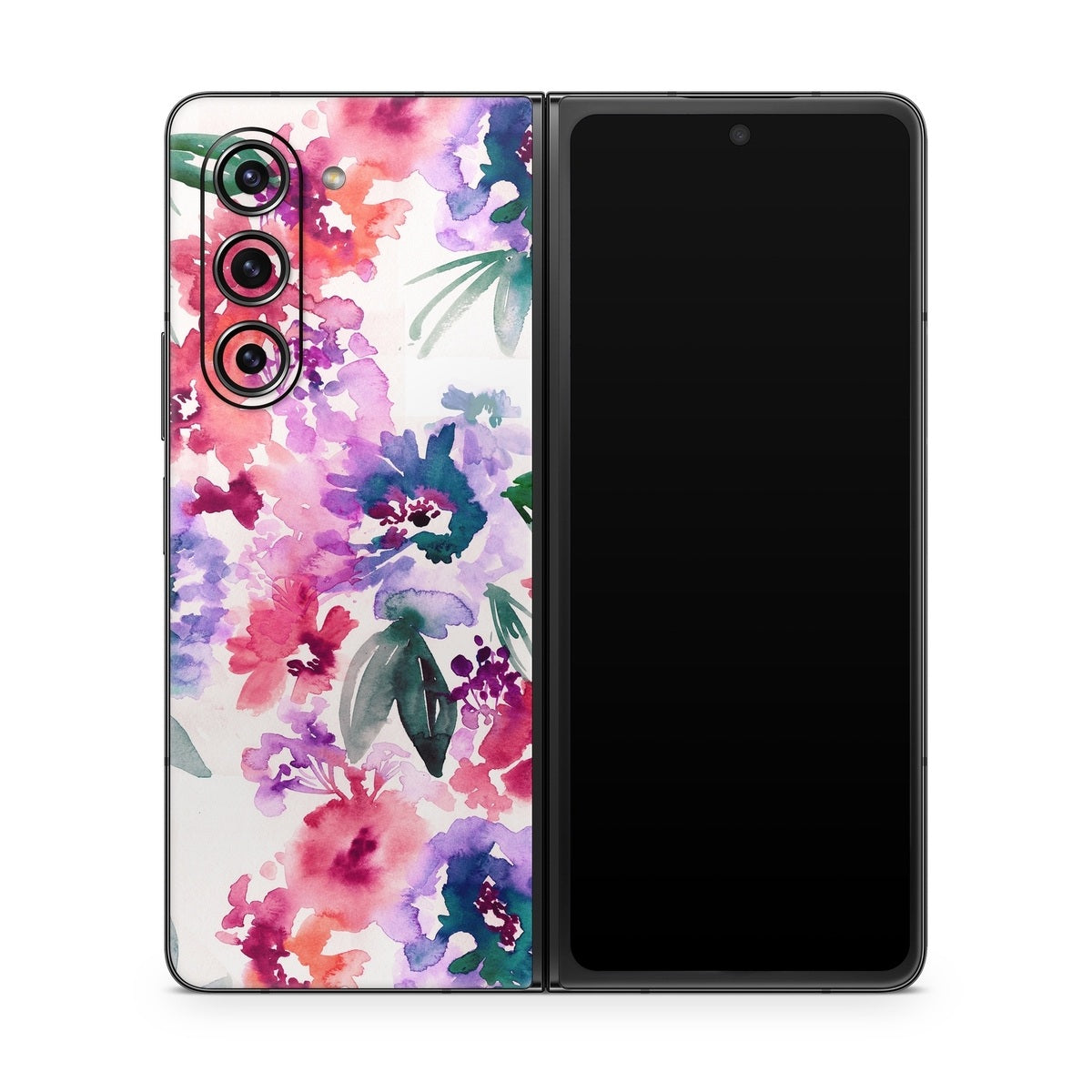 Blurred Flowers - Samsung Galaxy Z Fold5 Skin