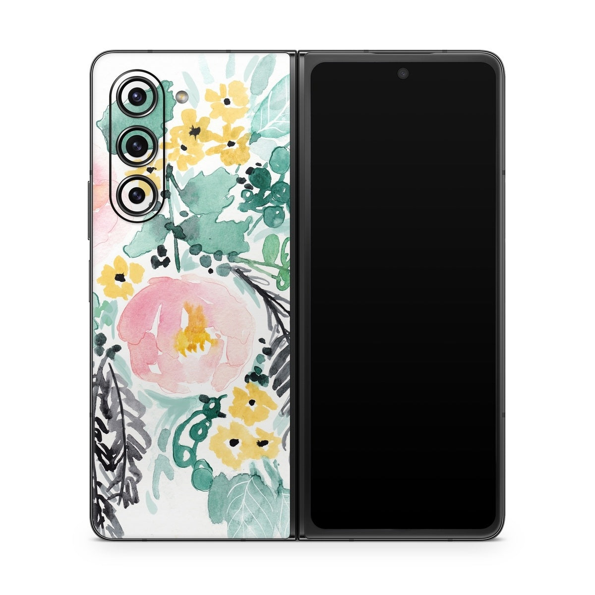 Blushed Flowers - Samsung Galaxy Z Fold5 Skin