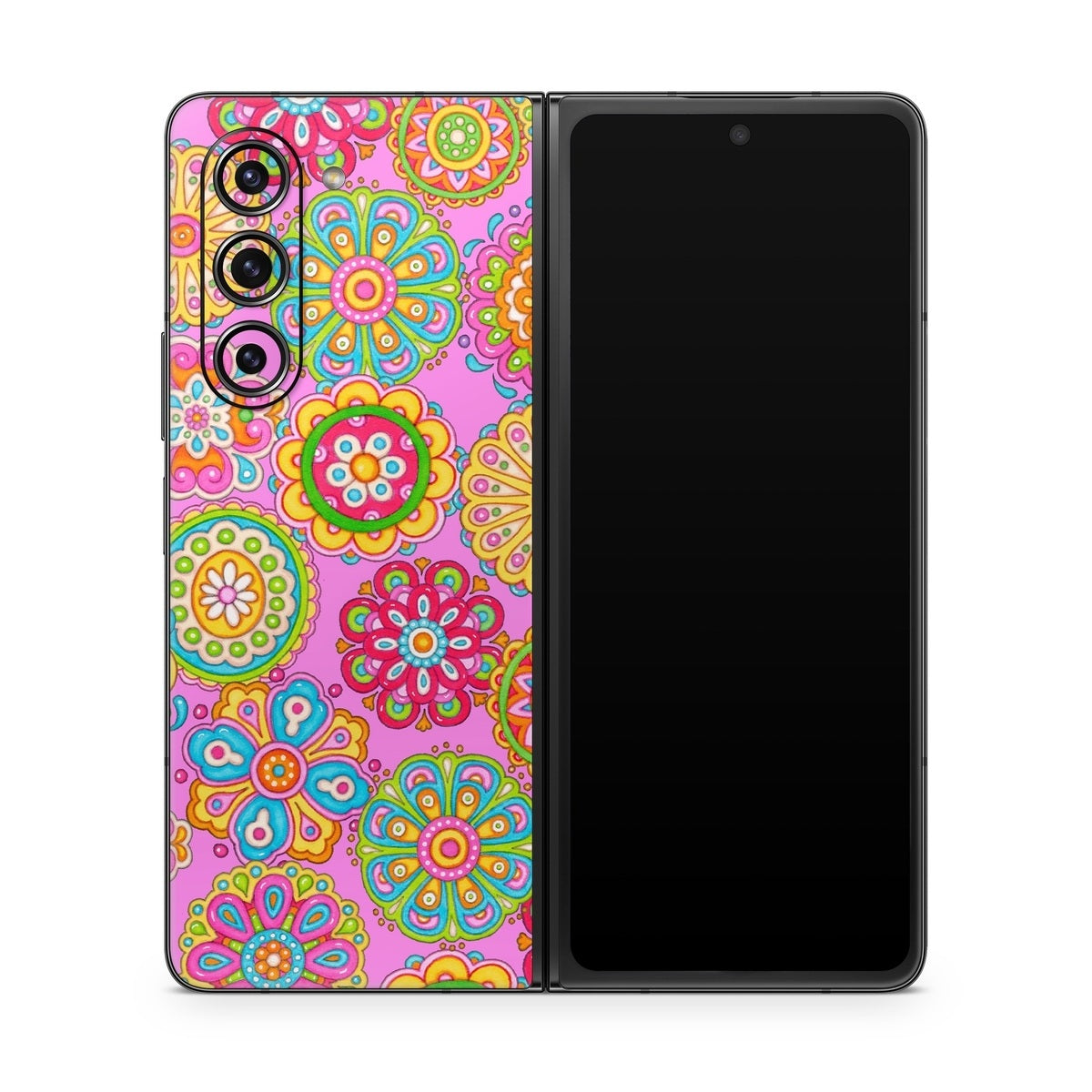 Bright Flowers - Samsung Galaxy Z Fold5 Skin