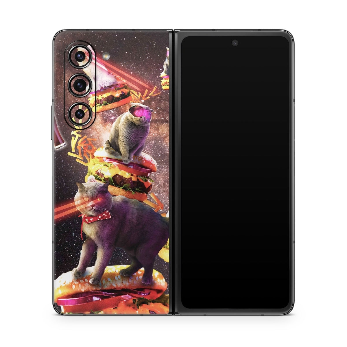 Burger Cats - Samsung Galaxy Z Fold5 Skin