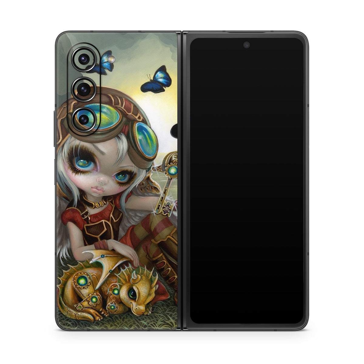 Clockwork Dragonling - Samsung Galaxy Z Fold5 Skin