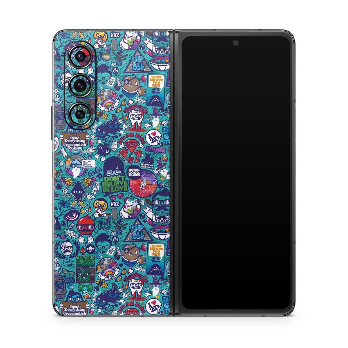 Cosmic Ray - Samsung Galaxy Z Fold5 Skin