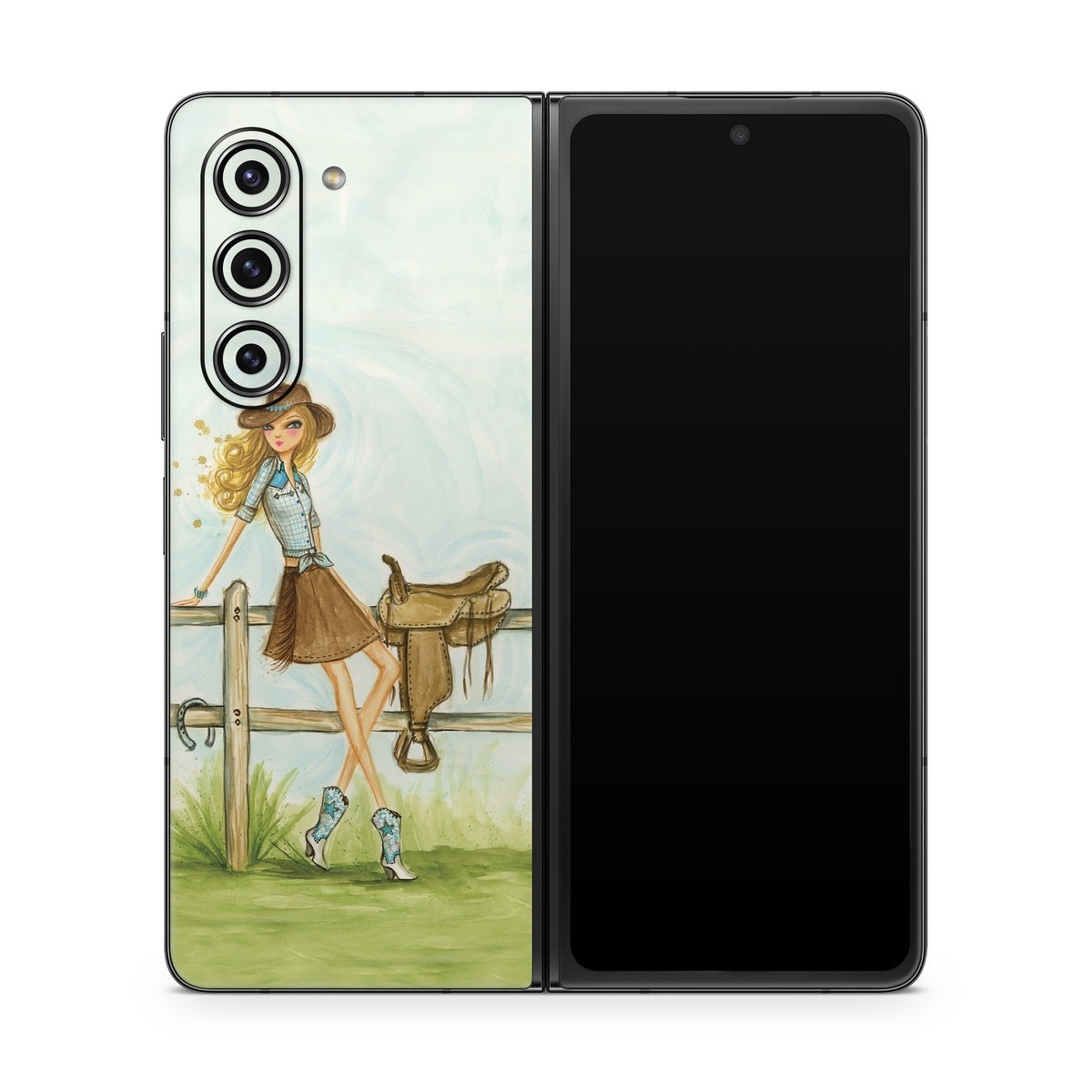 Cowgirl Glam - Samsung Galaxy Z Fold5 Skin