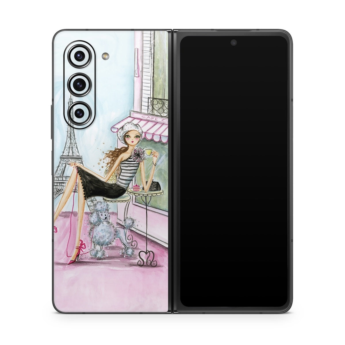 Cafe Paris - Samsung Galaxy Z Fold5 Skin