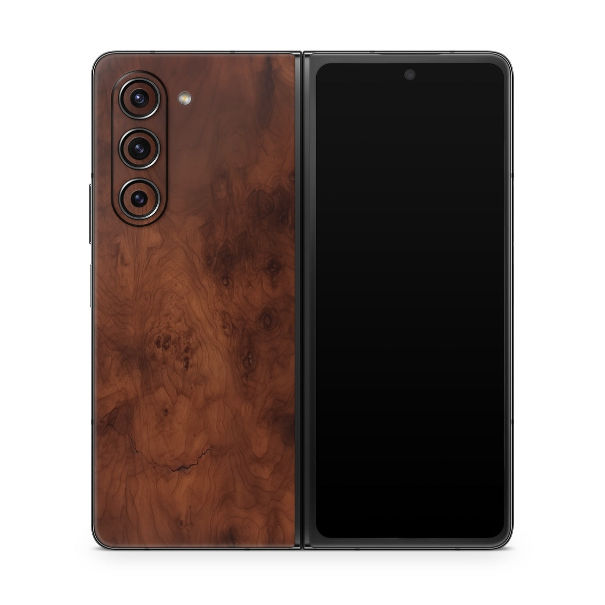 Dark Burlwood - Samsung Galaxy Z Fold5 Skin