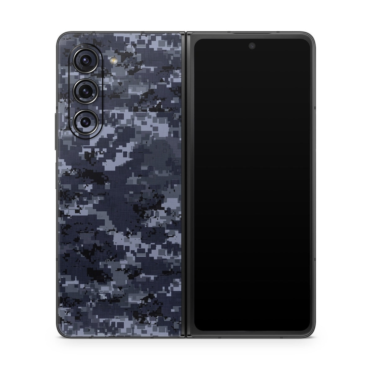 Digital Navy Camo - Samsung Galaxy Z Fold5 Skin