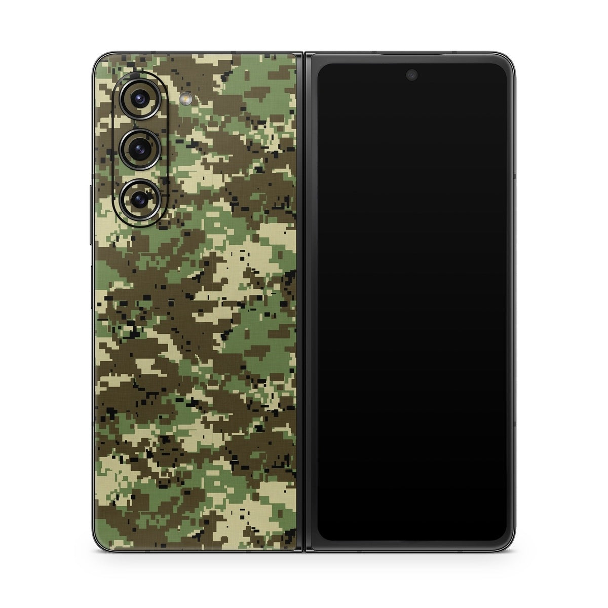 Digital Woodland Camo - Samsung Galaxy Z Fold5 Skin