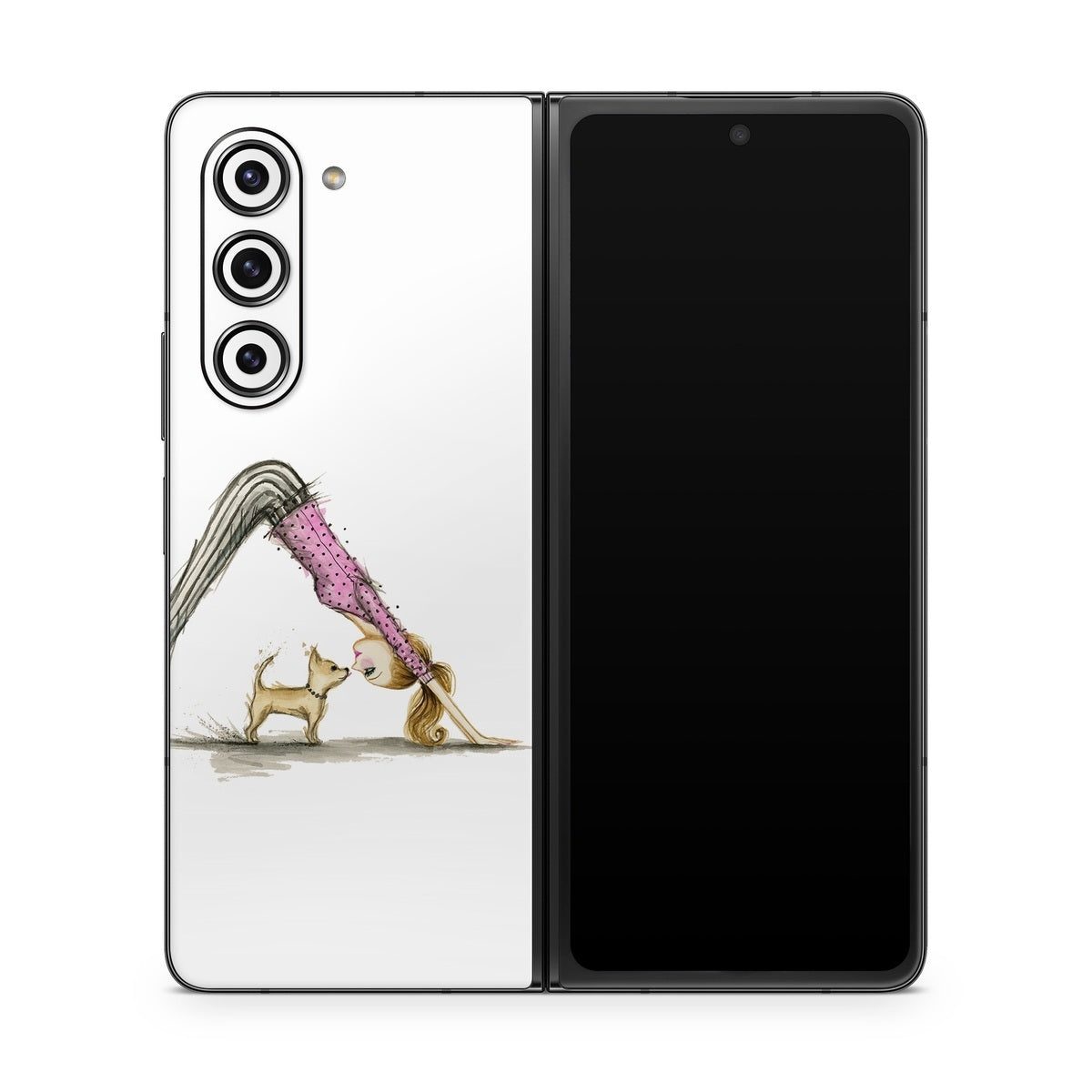 Downward Dog - Samsung Galaxy Z Fold5 Skin