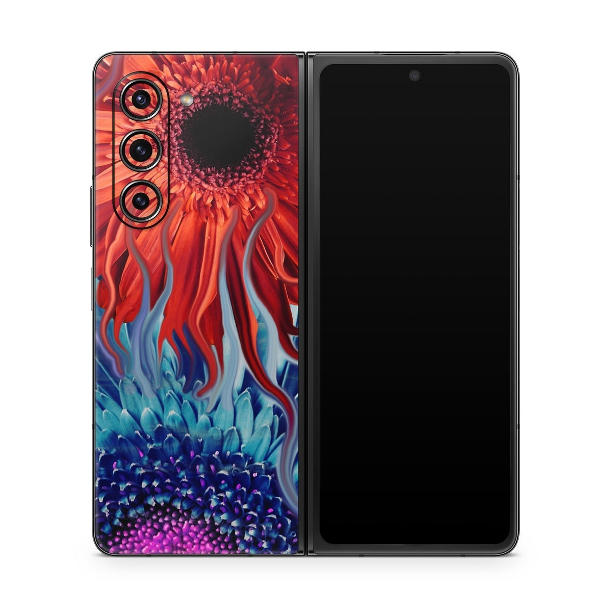 Deep Water Daisy Dance - Samsung Galaxy Z Fold5 Skin