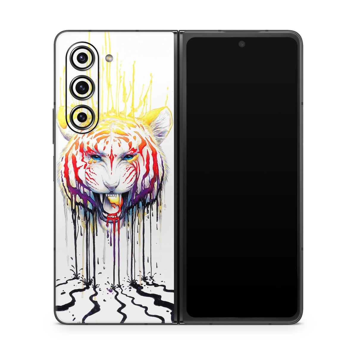 Fading Tiger - Samsung Galaxy Z Fold5 Skin