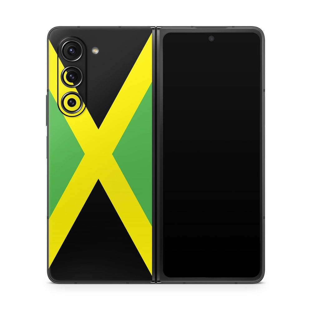 Jamaican Flag - Samsung Galaxy Z Fold5 Skin