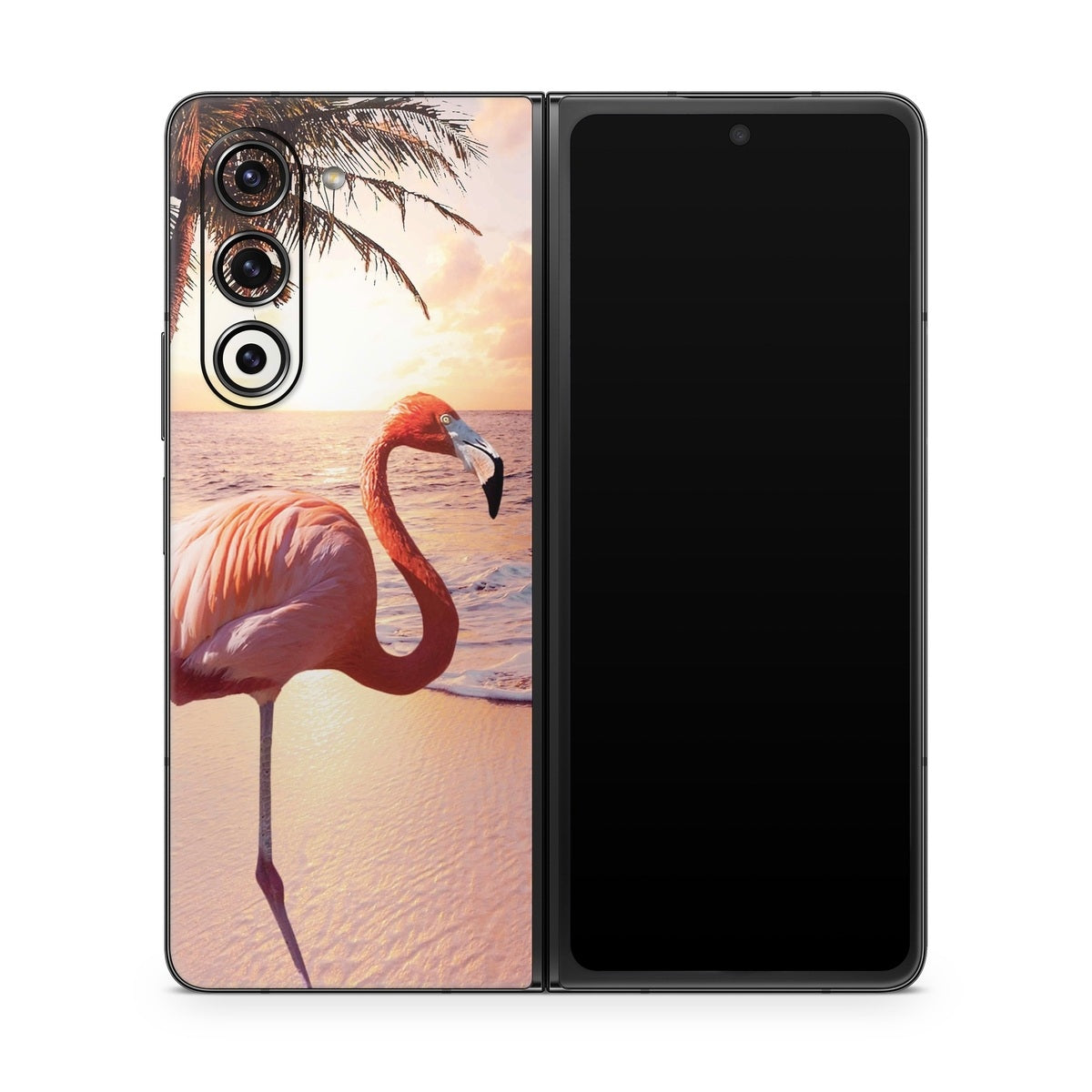 Flamingo Palm - Samsung Galaxy Z Fold5 Skin