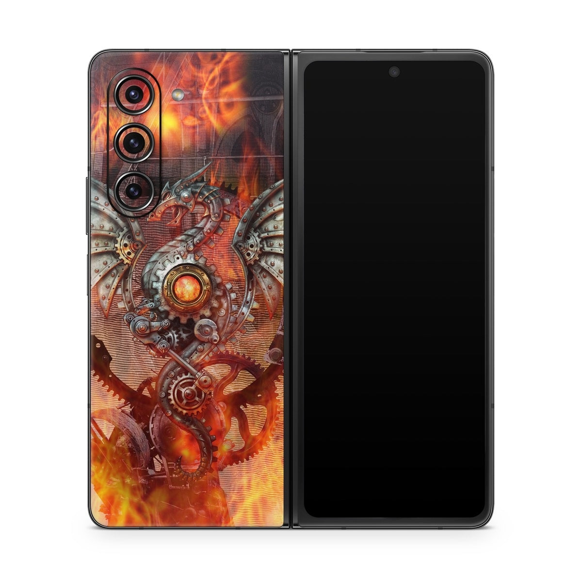 Furnace Dragon - Samsung Galaxy Z Fold5 Skin