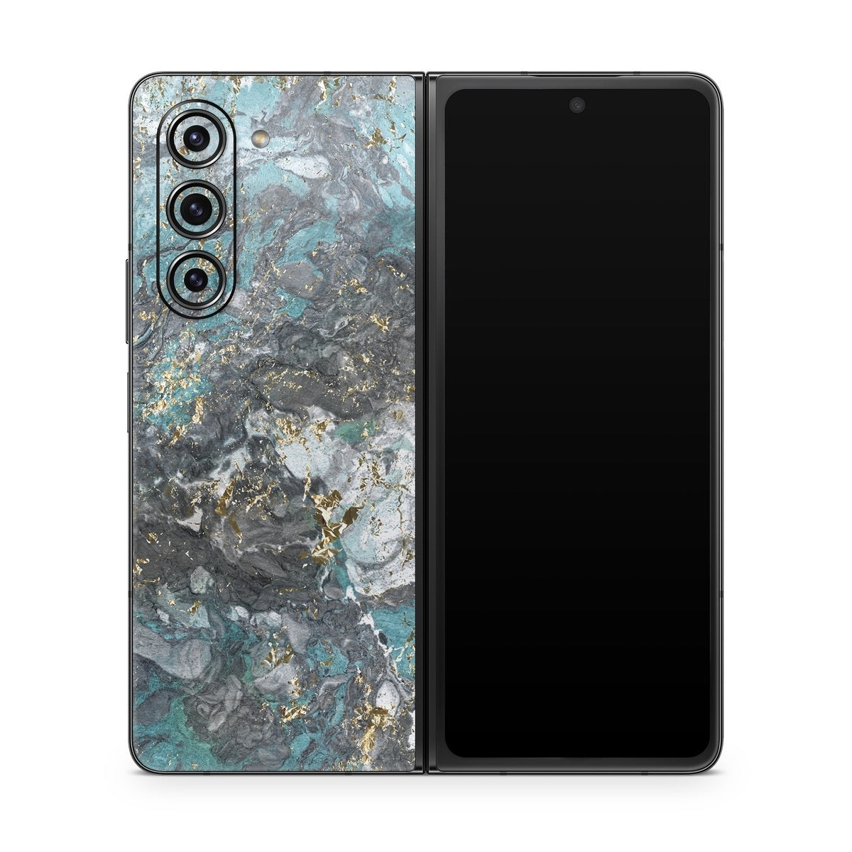 Gilded Glacier Marble - Samsung Galaxy Z Fold5 Skin