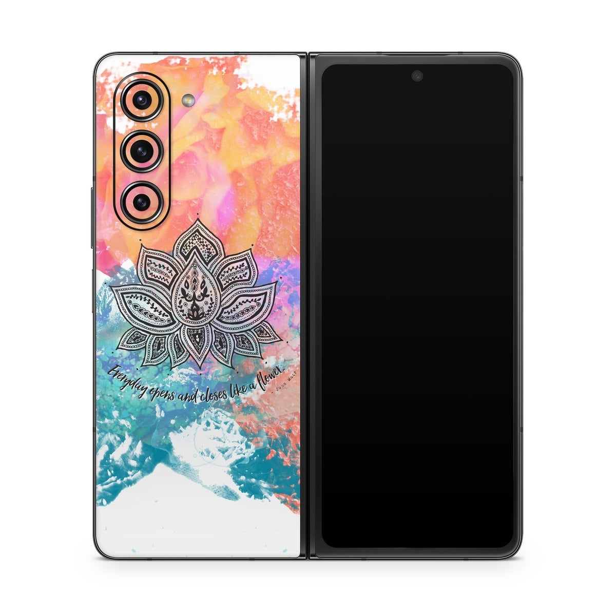 Happy Lotus - Samsung Galaxy Z Fold5 Skin