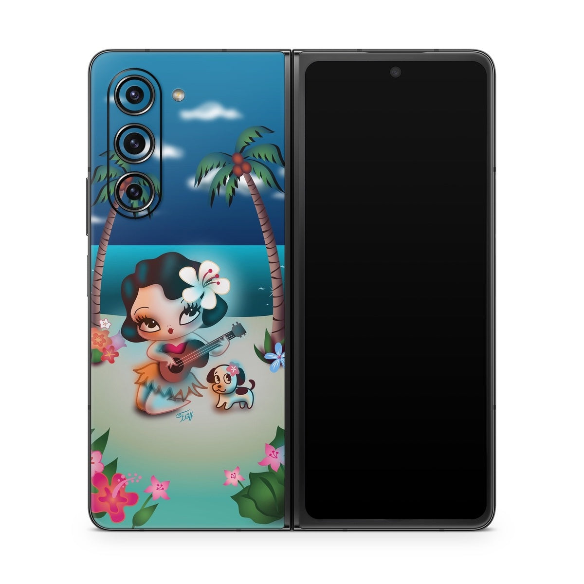 Hula Night - Samsung Galaxy Z Fold5 Skin