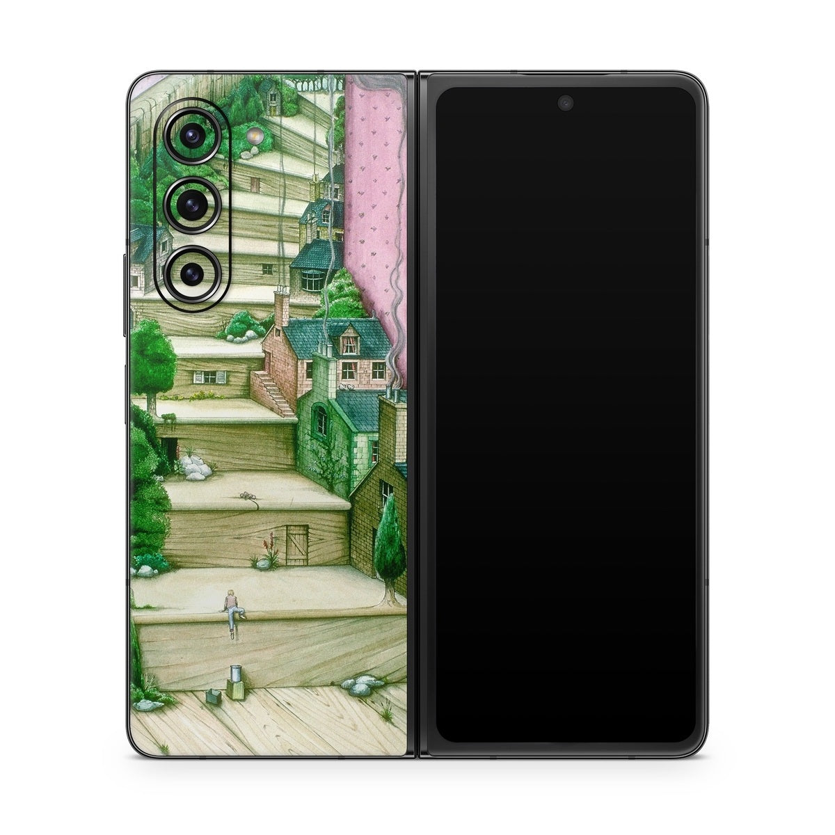 Living Stairs - Samsung Galaxy Z Fold5 Skin