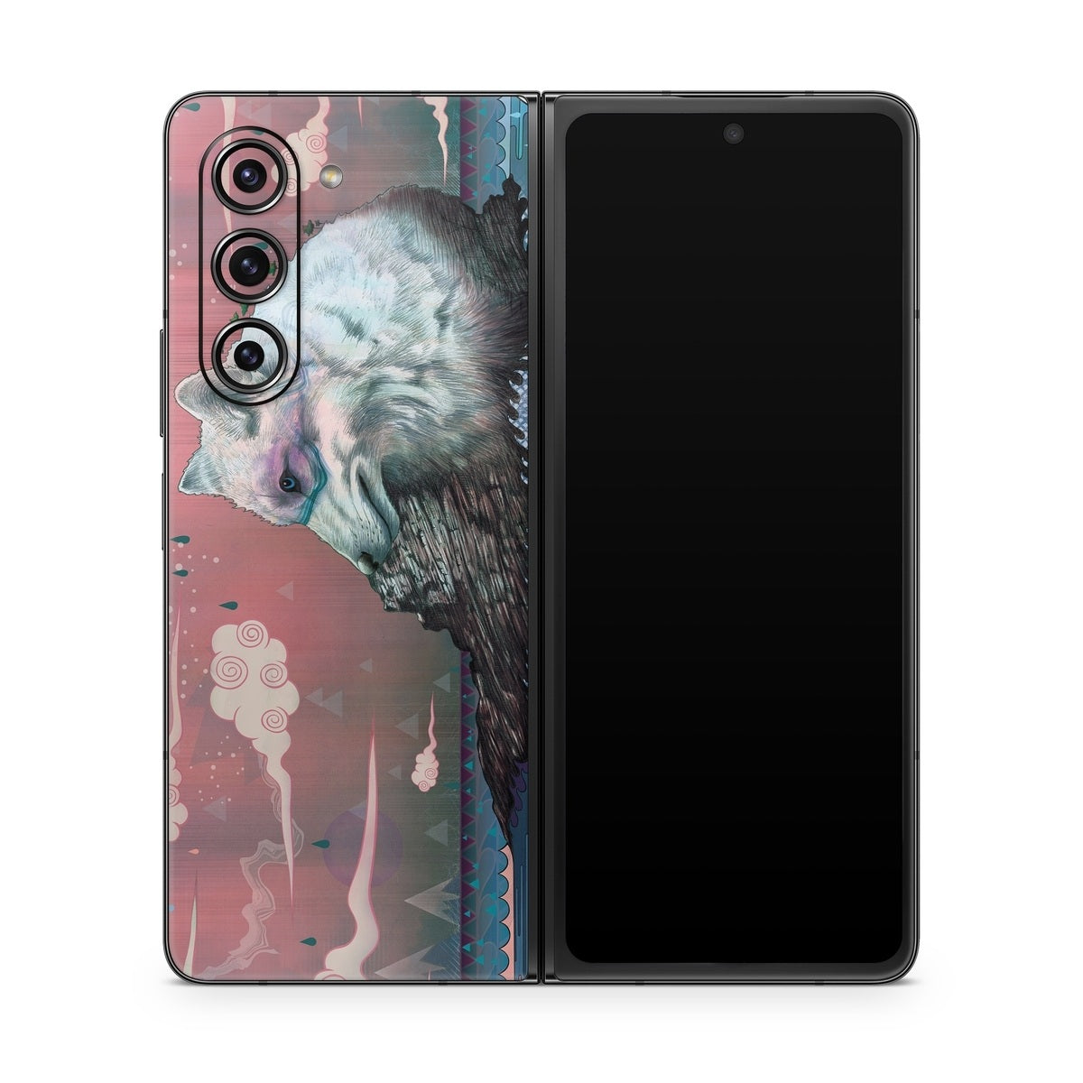 Lone Wolf - Samsung Galaxy Z Fold5 Skin