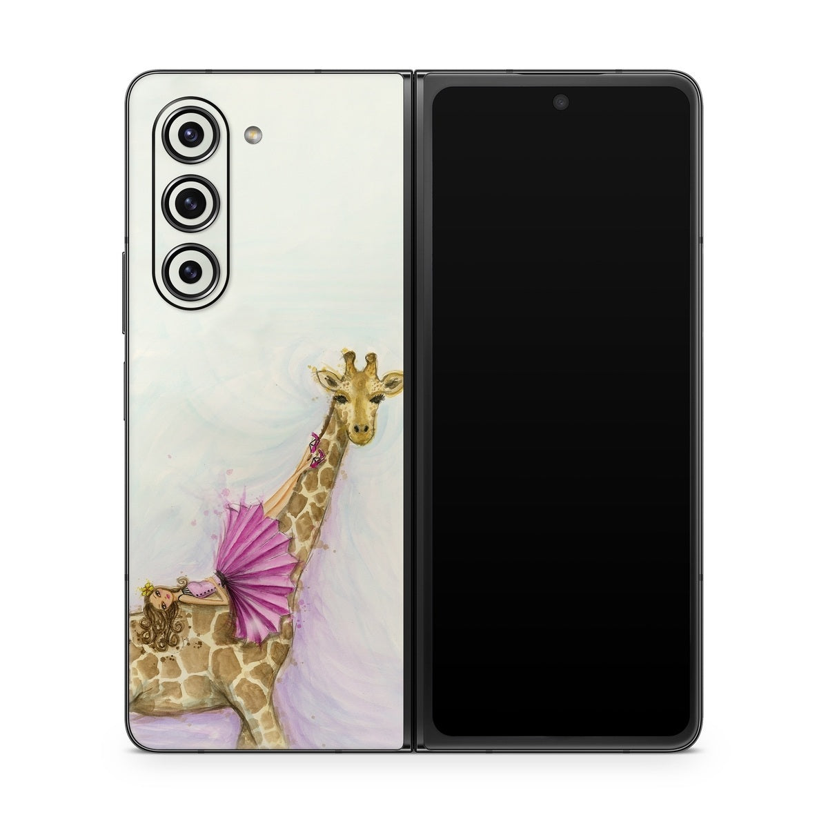 Lounge Giraffe - Samsung Galaxy Z Fold5 Skin