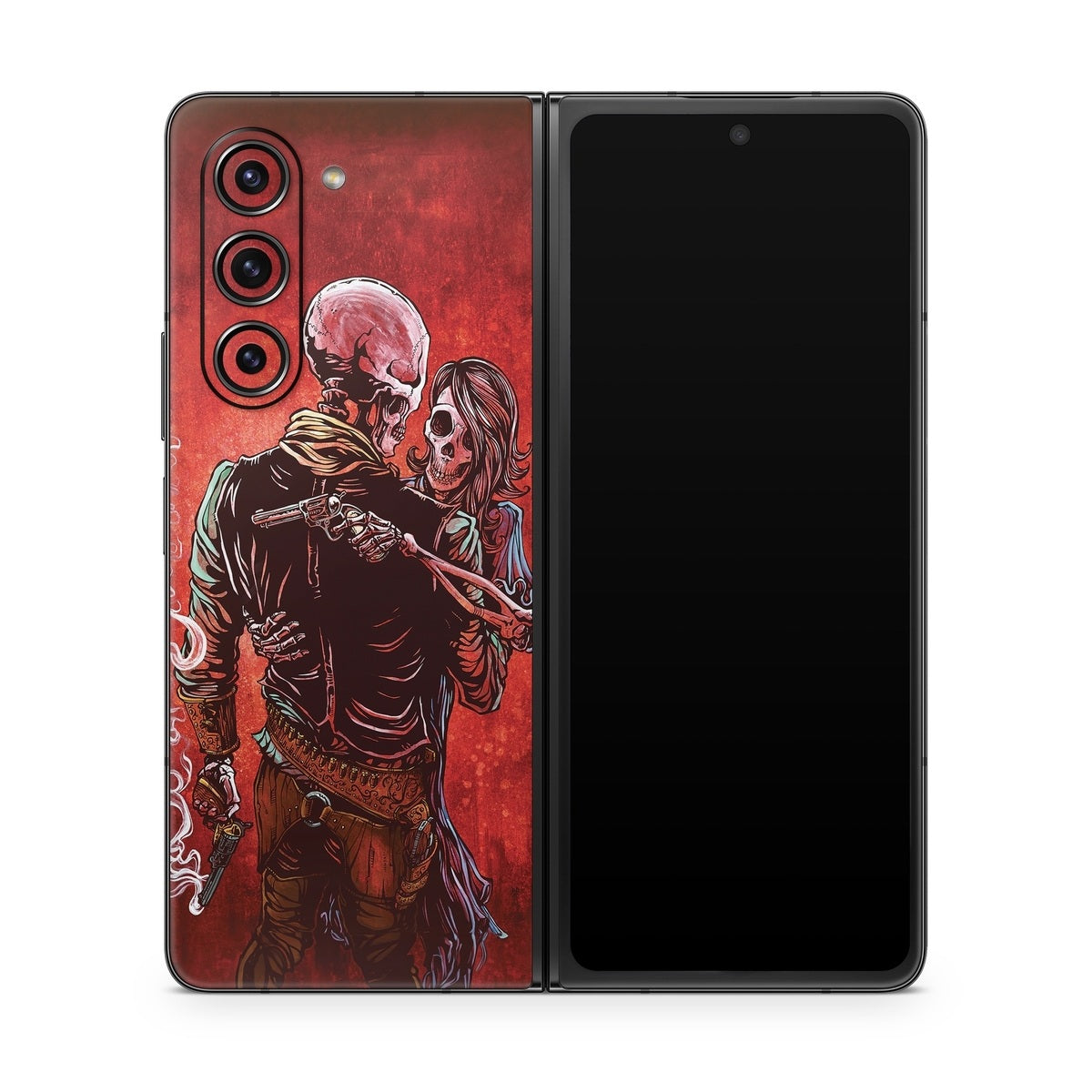 Love, Trust, and a Revolver - Samsung Galaxy Z Fold5 Skin