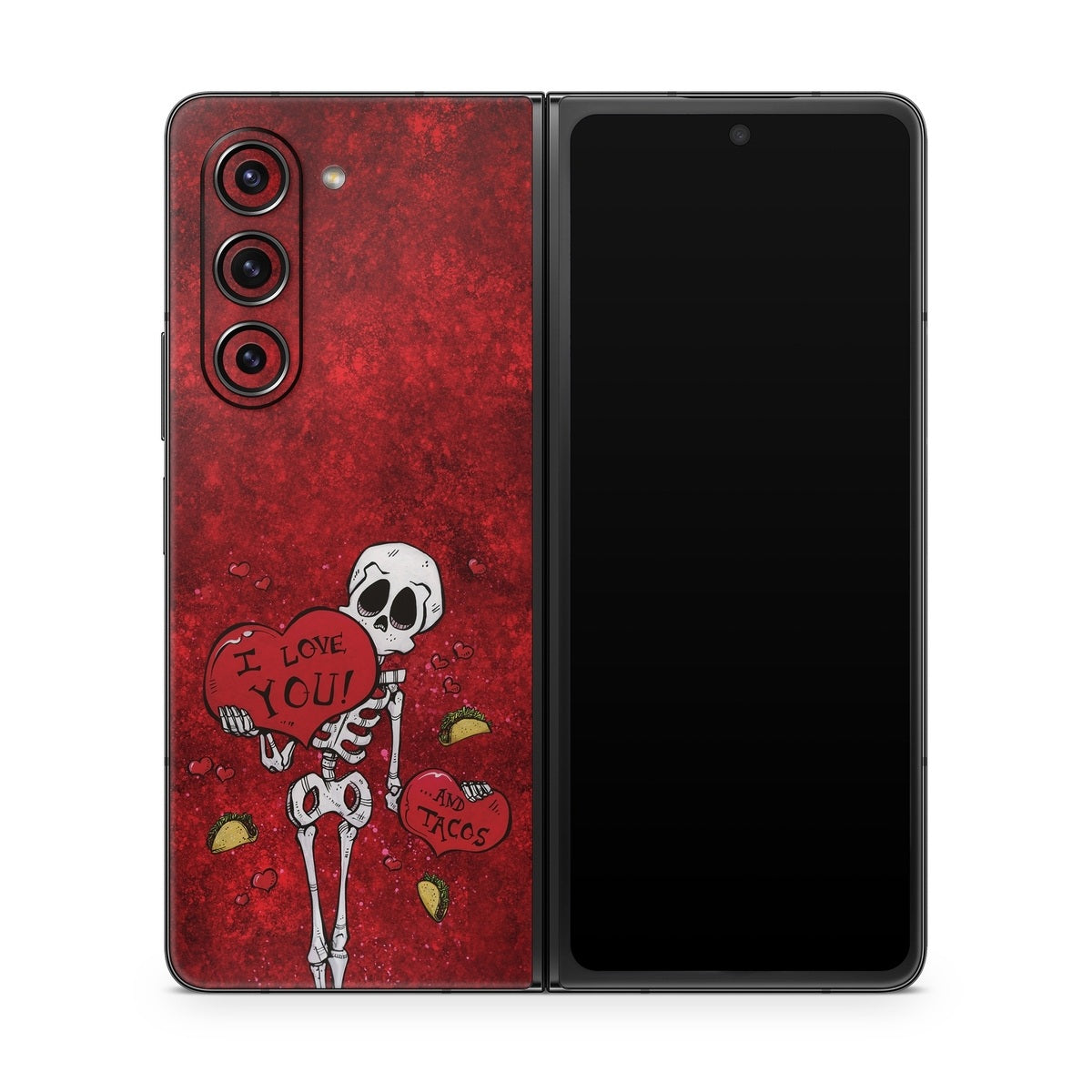 I Love You And Tacos - Samsung Galaxy Z Fold5 Skin