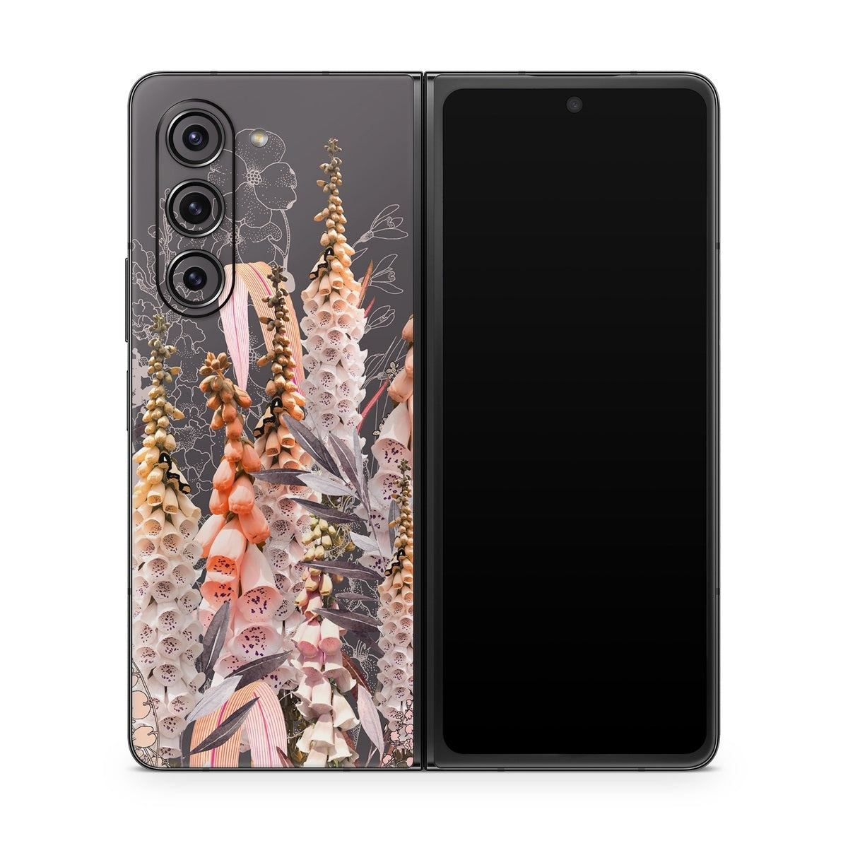 Lupines Chocolate - Samsung Galaxy Z Fold5 Skin