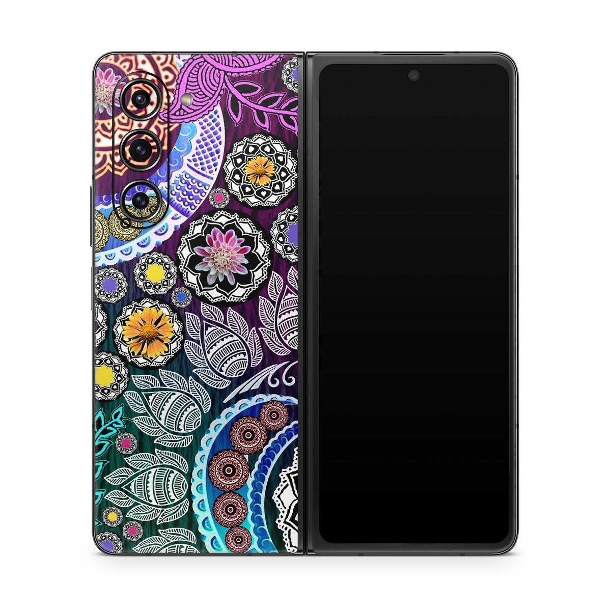 Mehndi Garden - Samsung Galaxy Z Fold5 Skin