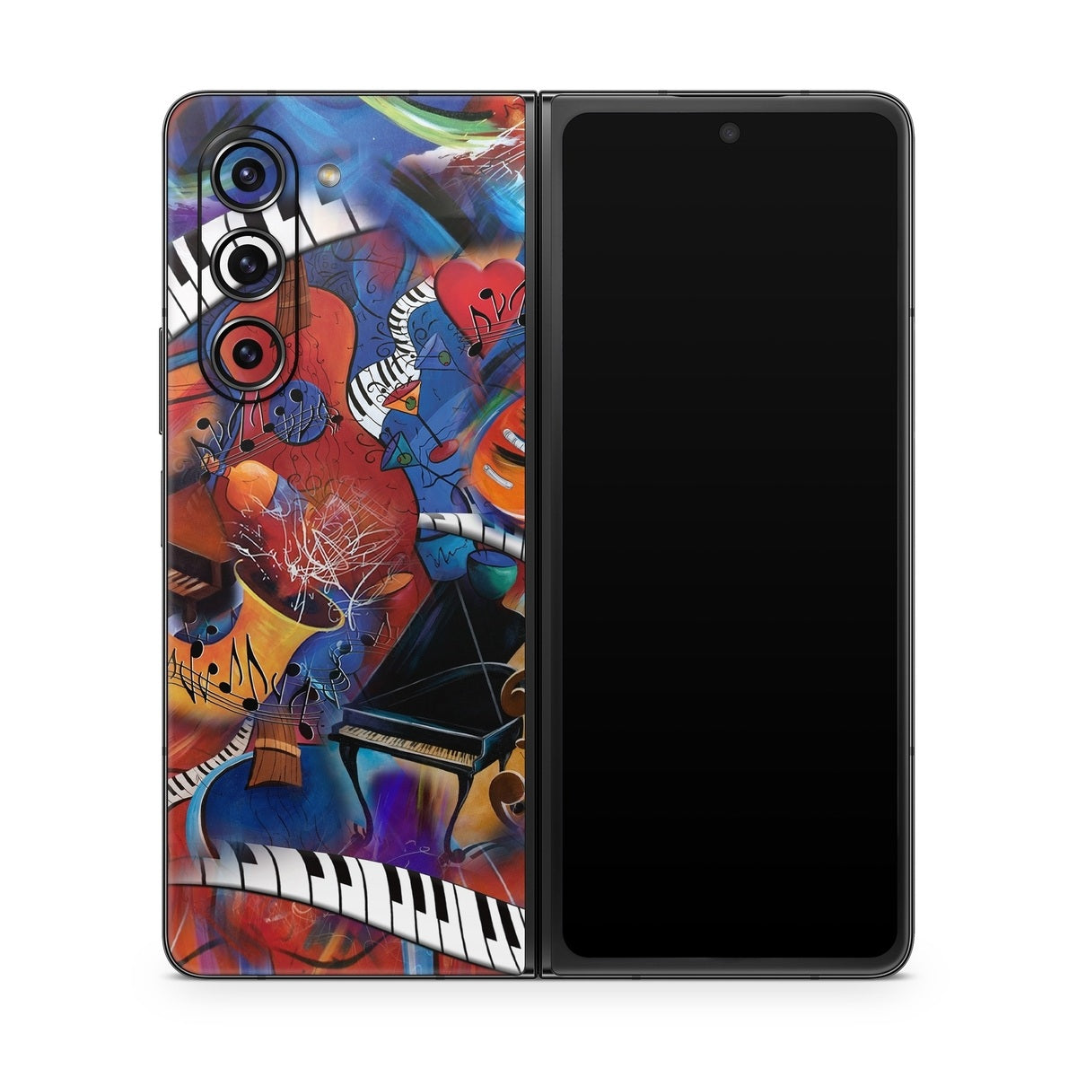 Music Madness - Samsung Galaxy Z Fold5 Skin