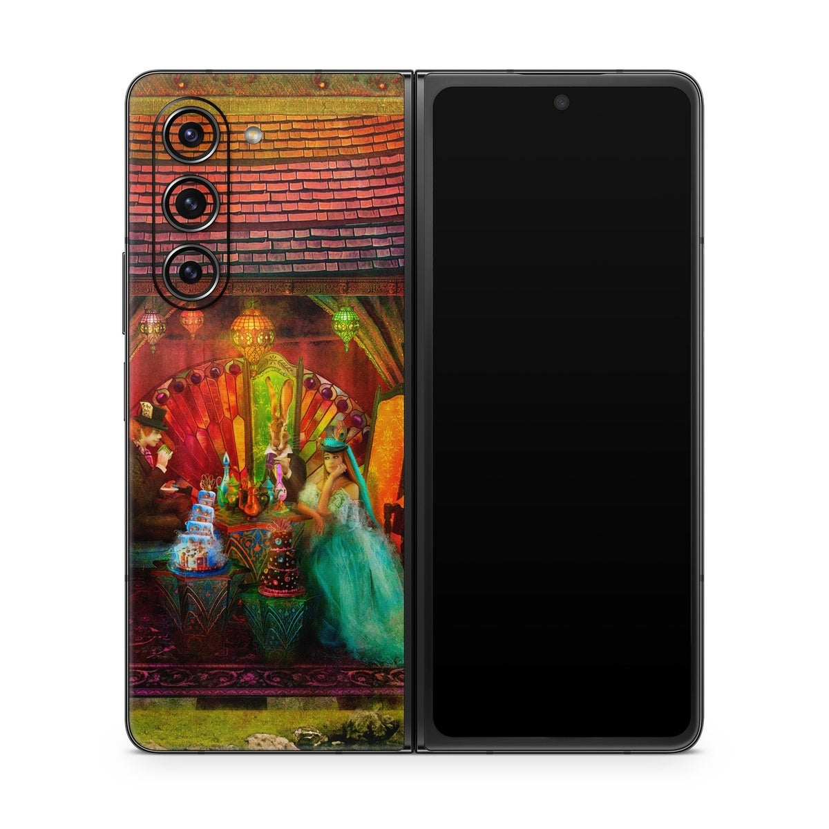 A Mad Tea Party - Samsung Galaxy Z Fold5 Skin