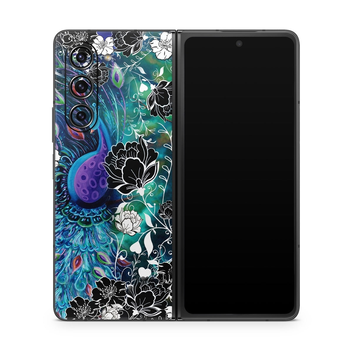 Peacock Garden - Samsung Galaxy Z Fold5 Skin