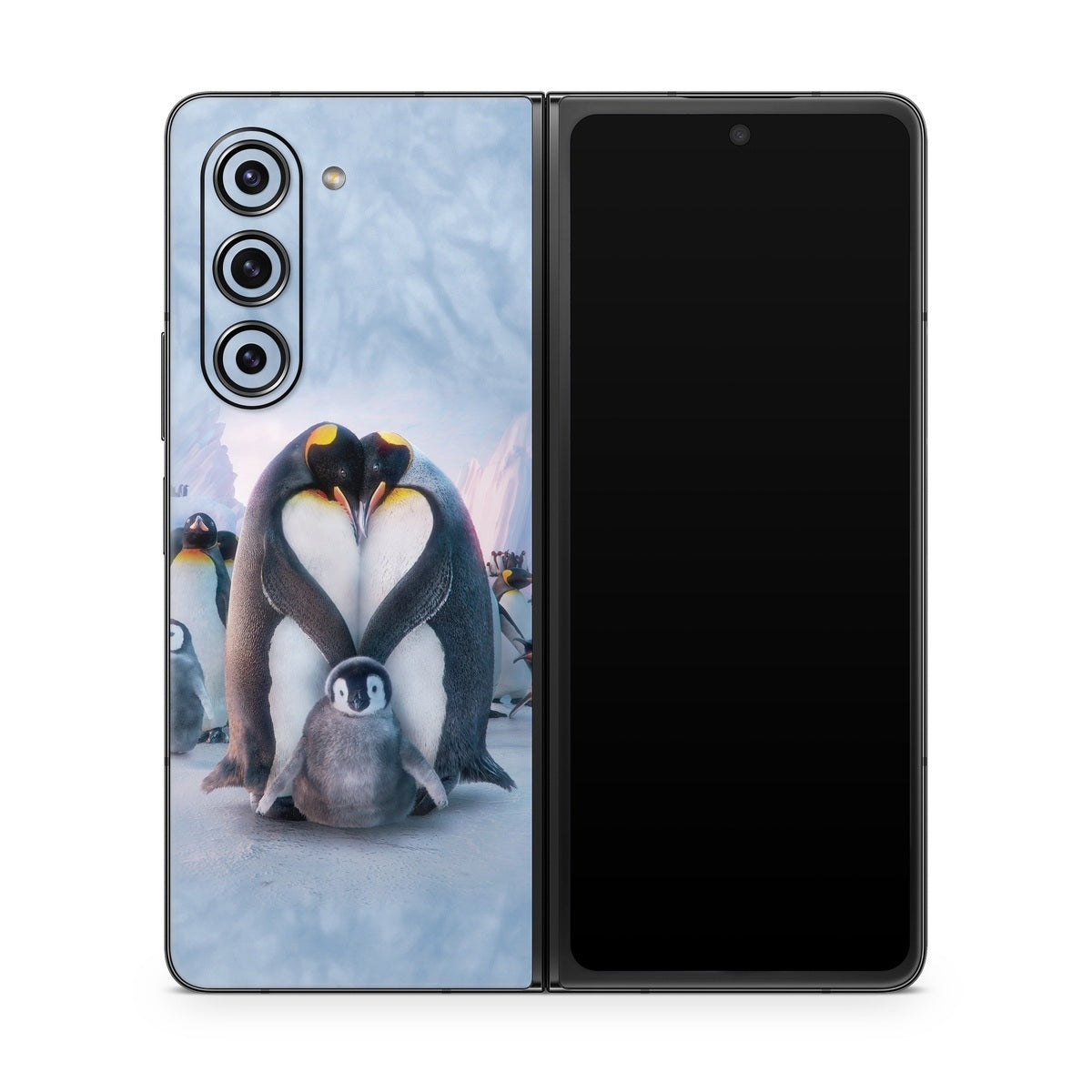 Penguin Heart - Samsung Galaxy Z Fold5 Skin