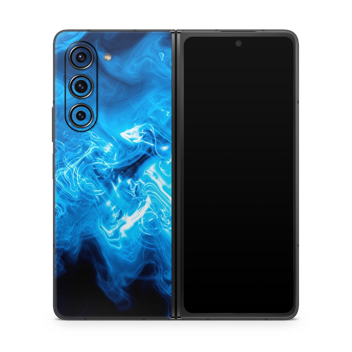 Blue Quantum Waves - Samsung Galaxy Z Fold5 Skin