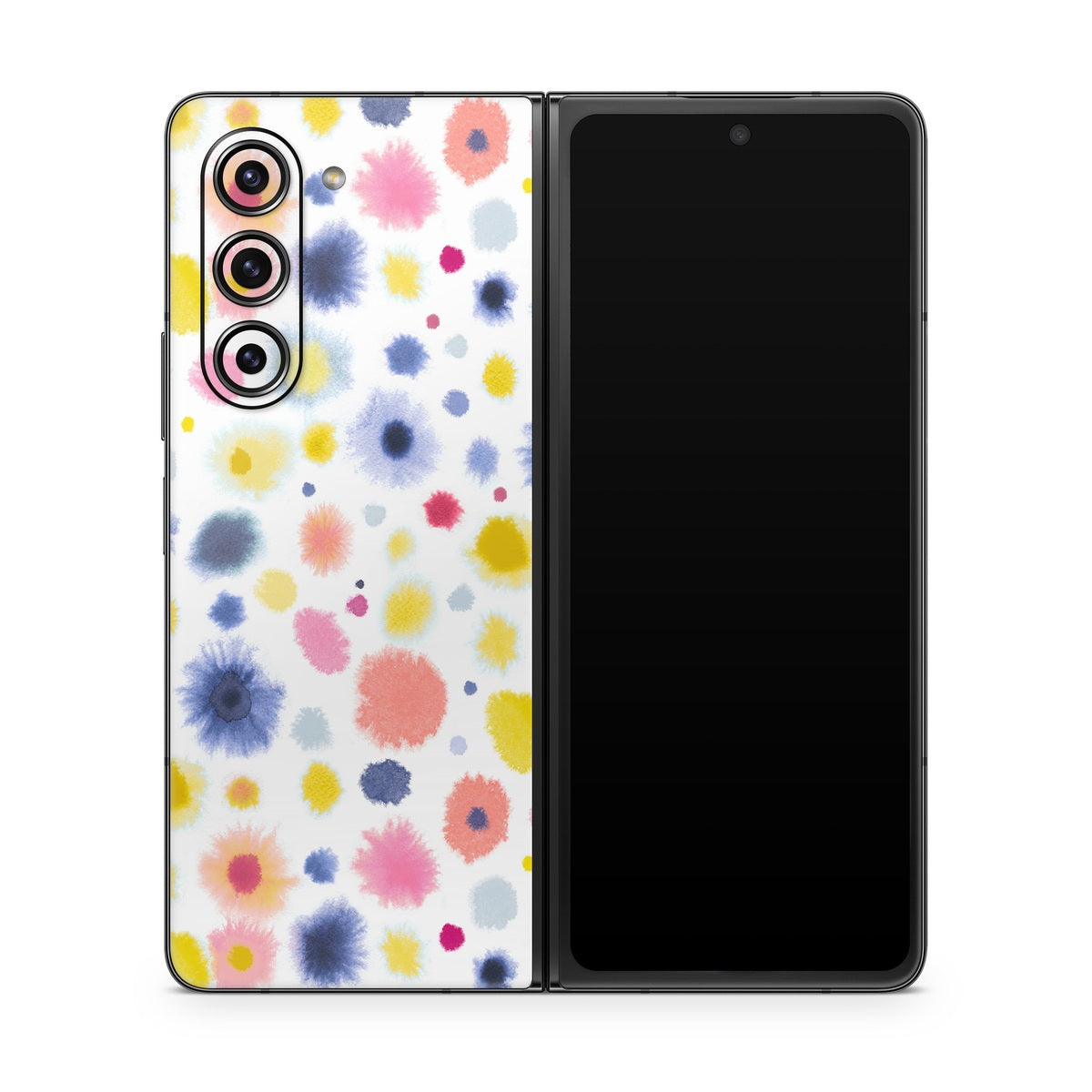 Red Blue Dots - Samsung Galaxy Z Fold5 Skin